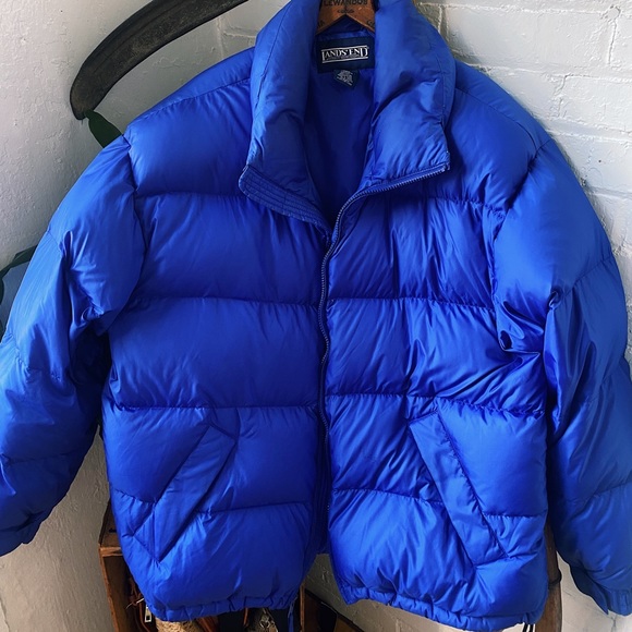 Lands’ End Puffer Jacket Men’s Large - Picture 4 of 8